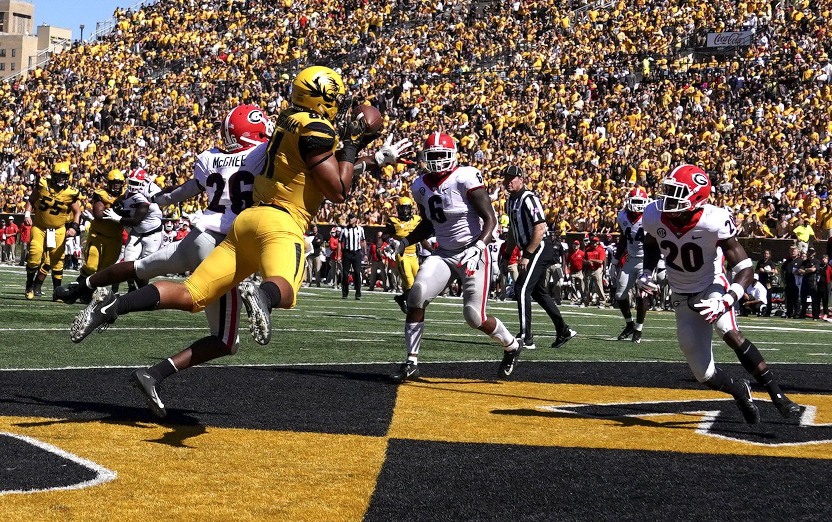 Missouri loses to No. 2 Georgia 43-29